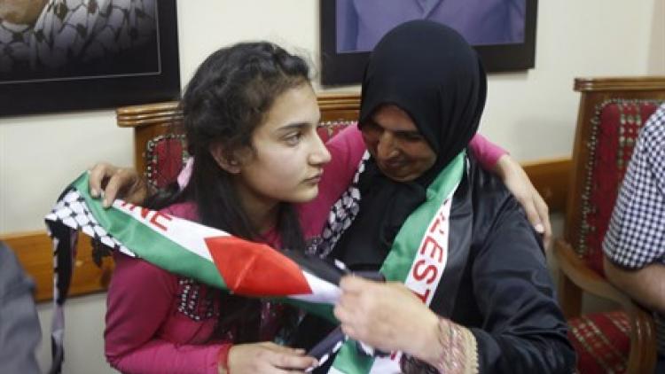 12 ವರ್ಷದ ಫೆಲೆಸ್ತೀನ್ ಬಾಲಕಿಯನ್ನು ಬಿಡುಗಡೆಗೊಳಿಸಿದ ಇಸ್ರೇಲ್